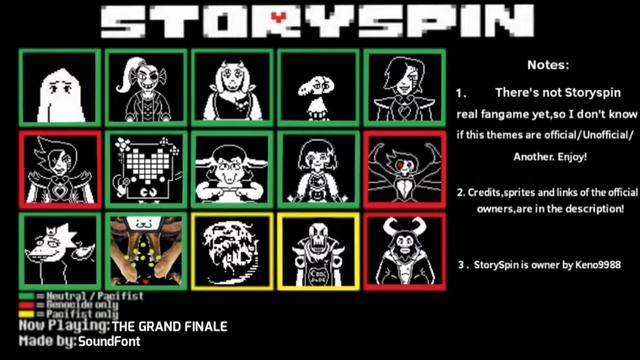 StorySpin All Bosses Themes [Undertale AU Themes] (Part 2)