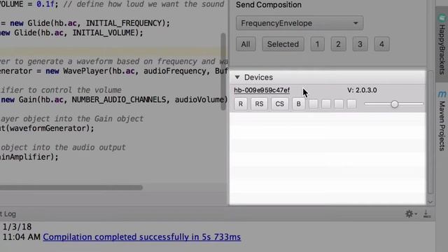 Running the HappyBrackets Examples - old смотреть онлайн