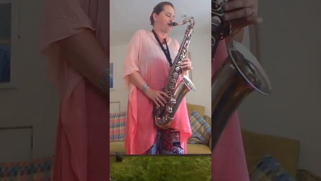 New Super Dearman antique tenor saxophone - testing смотреть онлайн