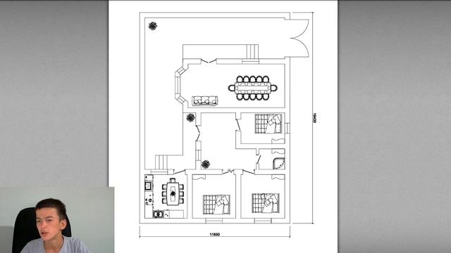 5 XONALI UY CHIZMASI 11X16 TO'LIQ RAZMERLARI BILAN #06 смотреть онлайн