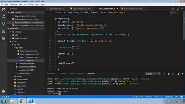 Angular #042 - Ciclo de vida de um component - caso especial do ngOnChanges смотреть онлайн