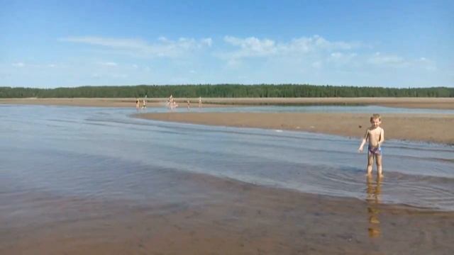 Отдых на Белом море... лето 2021.. воздух +35, вода +25. Кайф! смотреть онлайн