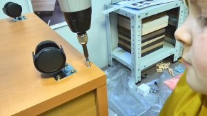 Распаковка и сборка подкатной тумбы АТ-03 в цвете груша арозо.