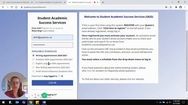 How to book a SASS appointment смотреть онлайн