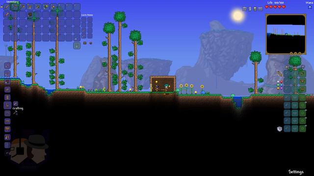 GETTING STARTED - Evilsnowmen Play Terraria #1 смотреть онлайн