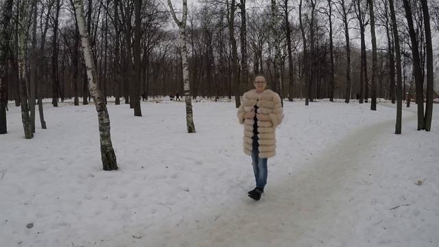 Шуба трансформер из песца персикового цвета смотреть онлайн