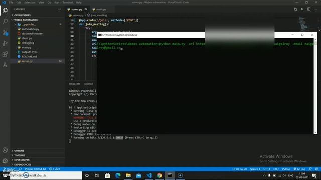 Automate Cisco Webex Meeting using Python-Selenium. смотреть онлайн