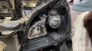 Установка билед линз VIPER OPTIC 2.5 в Geely MK CROSS 2011 запишись на установку 7(928)1112002