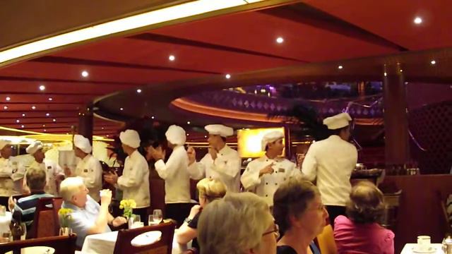 шоу официантов m/s Noordam сентябрь 2011 смотреть онлайн