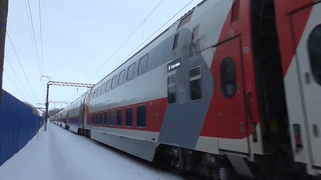 Фирменный поезд «Двухэтажный состав» 740Ж Москва — Воронеж смотреть онлайн