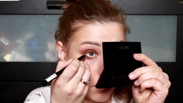 Вечерний шоколадный смоки айс (косметикой Artdeco)