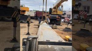 Сборка стрелы автокрана