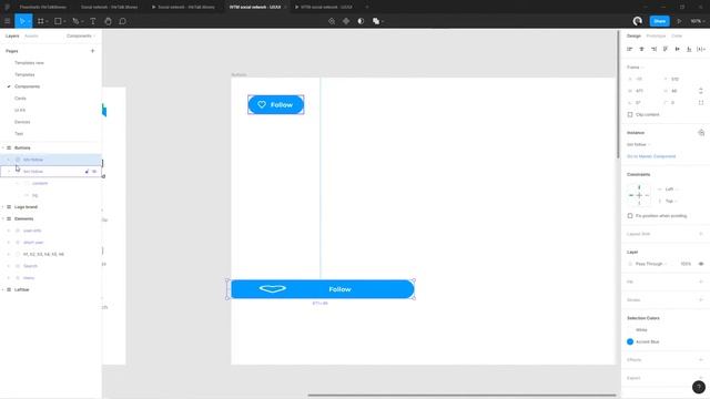 Разработка соц. сети - UI/UX дизайн смотреть онлайн
