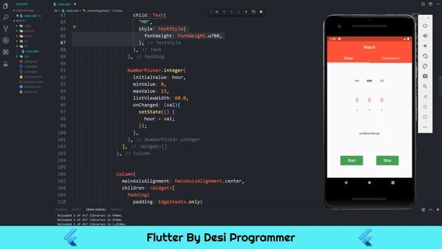 Flutter Timer Project In Hindi смотреть онлайн