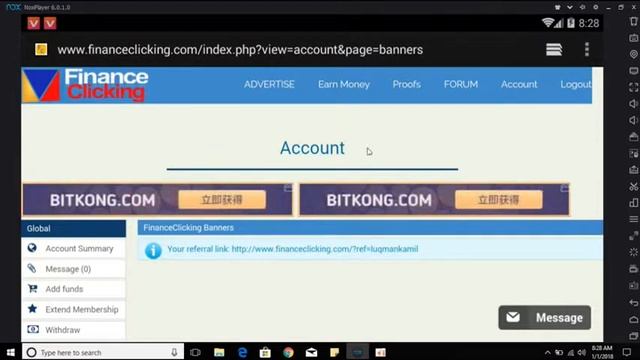 How To Work In Finance Clicking (FC) Complete Tutorial In Urdu