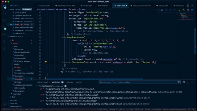 Local Database Flutter With SQLITE and MVVM Insert #2 смотреть онлайн