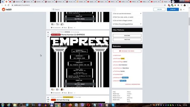 EMPRESS - Mortal Kombat 11, TEKKEN 7, Total War THREE KINGDOMS A World Betrayed смотреть онлайн