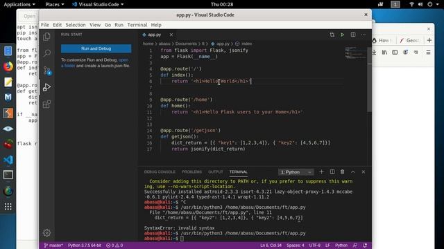 FLASK 2 - Web Framework- Routes - Quick Intro смотреть онлайн