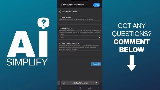 How To Make A Group Chat In Character AI Mobile (Character AI Tutorial For Android and iPhone) смотреть онлайн