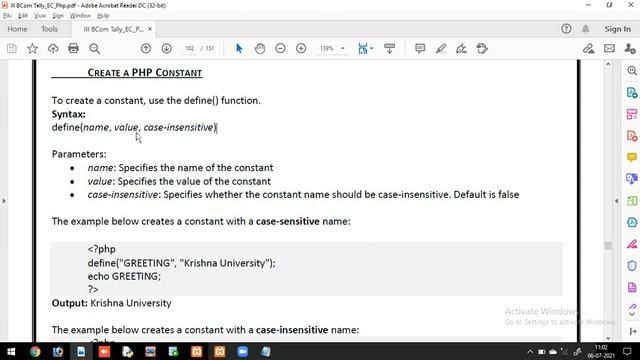 PHP 03 - Expressions & Constants смотреть онлайн