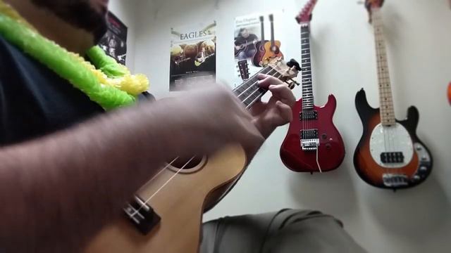 While My Guitar Gently Weeps - Ukulele Cover смотреть онлайн