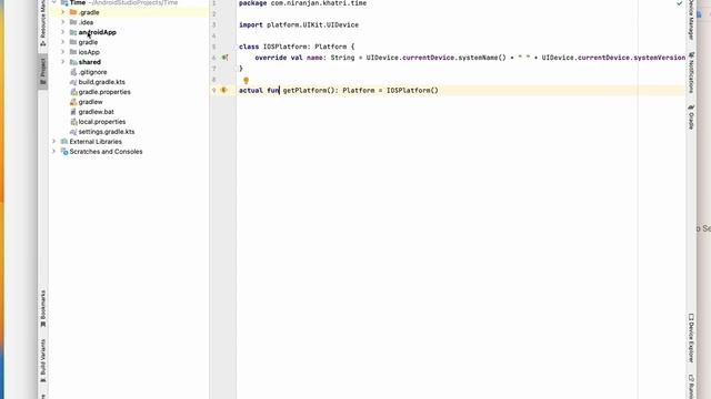 Setting Up KMM project first time both for iOS and Android App смотреть онлайн
