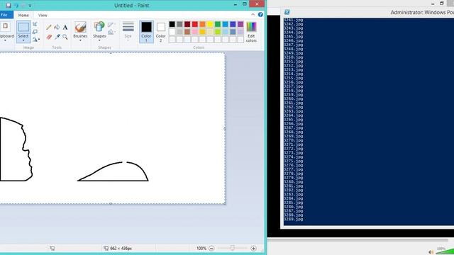 Bad apple but in Microsoft Paint (30 FPS Smooth Kinda) [Flash Warning] смотреть онлайн