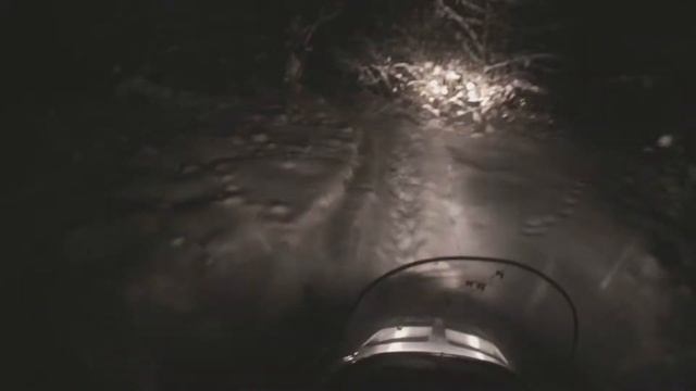 Нарезка покатушек на снегоходе