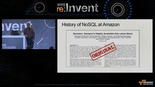 AWS re:Invent 2014 | (SPOT207) State of the Union: AWS Database Services смотреть онлайн