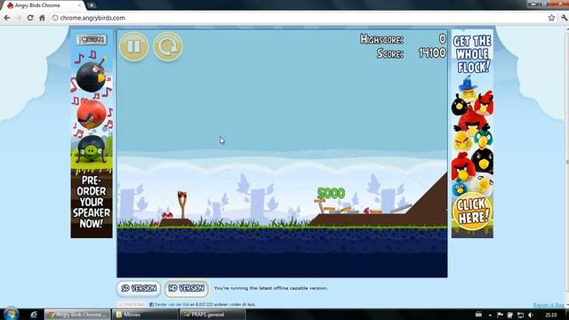 Angry Birds Chrome - Poached Eggs level 1-2 смотреть онлайн