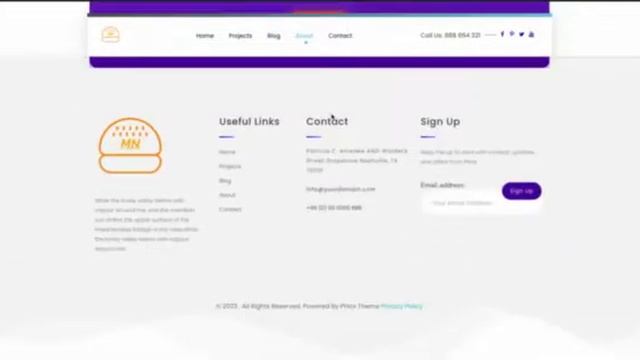 Wordpress Burger Restaurant Website смотреть онлайн