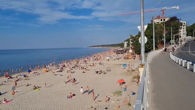 Как выглядят пляжи Калининграда. Пионерский курорт. смотреть онлайн