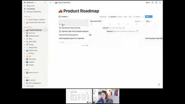 Notion Fundamentals | Building a product roadmap смотреть онлайн