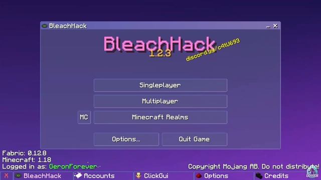 How to get Cheats for Minecraft 1.18.2 - download and install Bleachack cheat client 1.18.2 смотреть онлайн