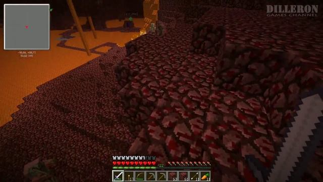 ч.14 Minecraft Vanilla hard Lp - Адская крепость смотреть онлайн
