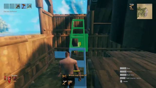 Valheim House Building A Fireplace/Cooking Addition смотреть онлайн