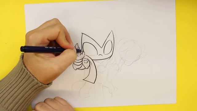 COMO DIBUJAR BRUJA DE CLASH ROYAL ESTILO KAWAII - Dibujos kawaii faciles смотреть онлайн