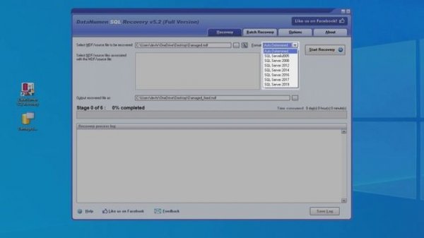 How to Use DataNumen SQL Recovery to Recover Corrupt SQL Server Databases
