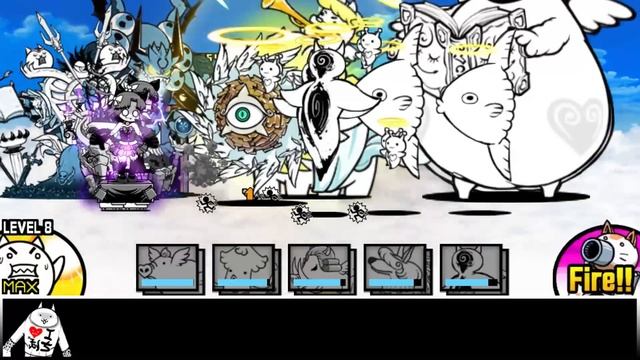 The Battle Cats - All Corrupted Cats VS Angel Bosses! смотреть онлайн