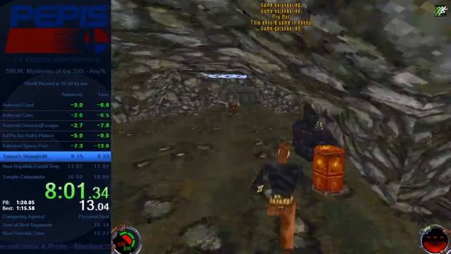 Star Wars Jedi Knight: Mysteries of the Sith Any% Speedrun in 15:55 смотреть онлайн
