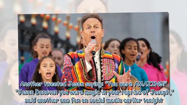 Jason Donovan wows BBC viewers as he dons Joseph dreamcoat for Party at The Palace смотреть онлайн