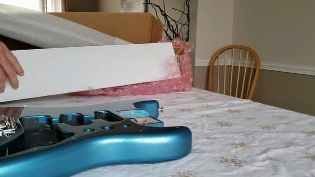 Lake Placid Blue Stratocaster Body & Warmoth Roasted Flame Maple Neck / Fender Partscaster Update # смотреть онлайн