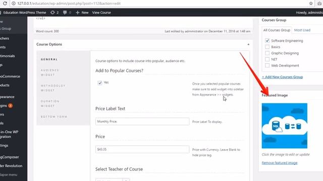 Add New Courses - Education WordPress Theme смотреть онлайн