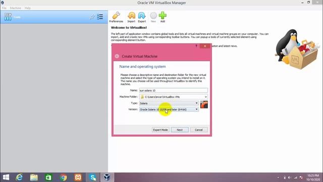 oracle virtual box installation and creating a virtual machine of sun Solaris 10 смотреть онлайн