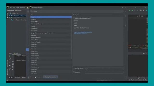 Installing PIL/Pillow in Pycharm Tkinter смотреть онлайн