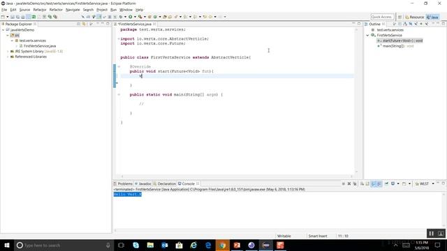 java Vertx | REST API implementation without using maven | Vert.x basics for beginners смотреть онлайн