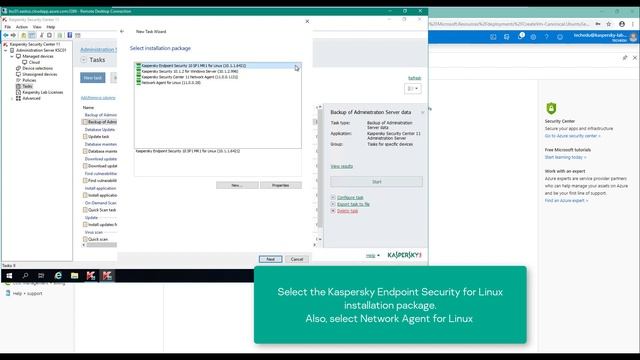 Demo 12: Install Kaspersky Endpoint Security for Linux using a remote installation task смотреть онлайн