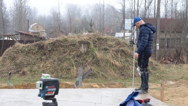 Как выровнять фундамент??? Подготовка фундамента для строительства из газобетона. Шлифовка бетона. смотреть онлайн