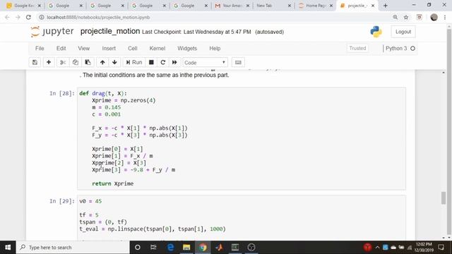 Differential Equations and Maximizing Functions in Python: Solving Simple Physics Problems (Part 2) смотреть онлайн