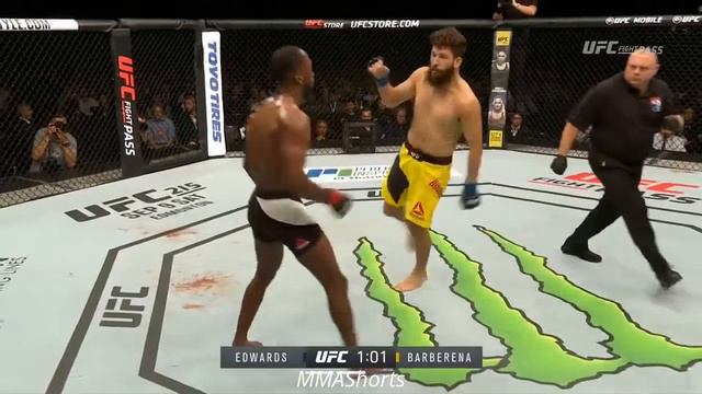 Edwards vs. Barberena | Fight Highlights смотреть онлайн